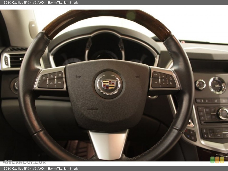 Ebony/Titanium Interior Steering Wheel for the 2010 Cadillac SRX 4 V6 AWD #73176564