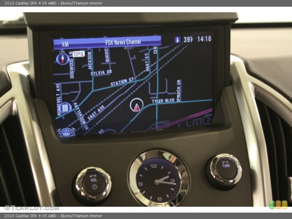 Ebony/Titanium Interior Navigation for the 2010 Cadillac SRX 4 V6 AWD #73176639