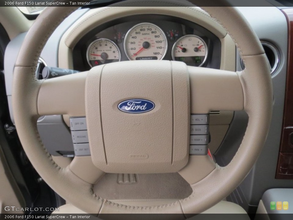 Tan Interior Steering Wheel for the 2006 Ford F150 Lariat SuperCrew #73178433