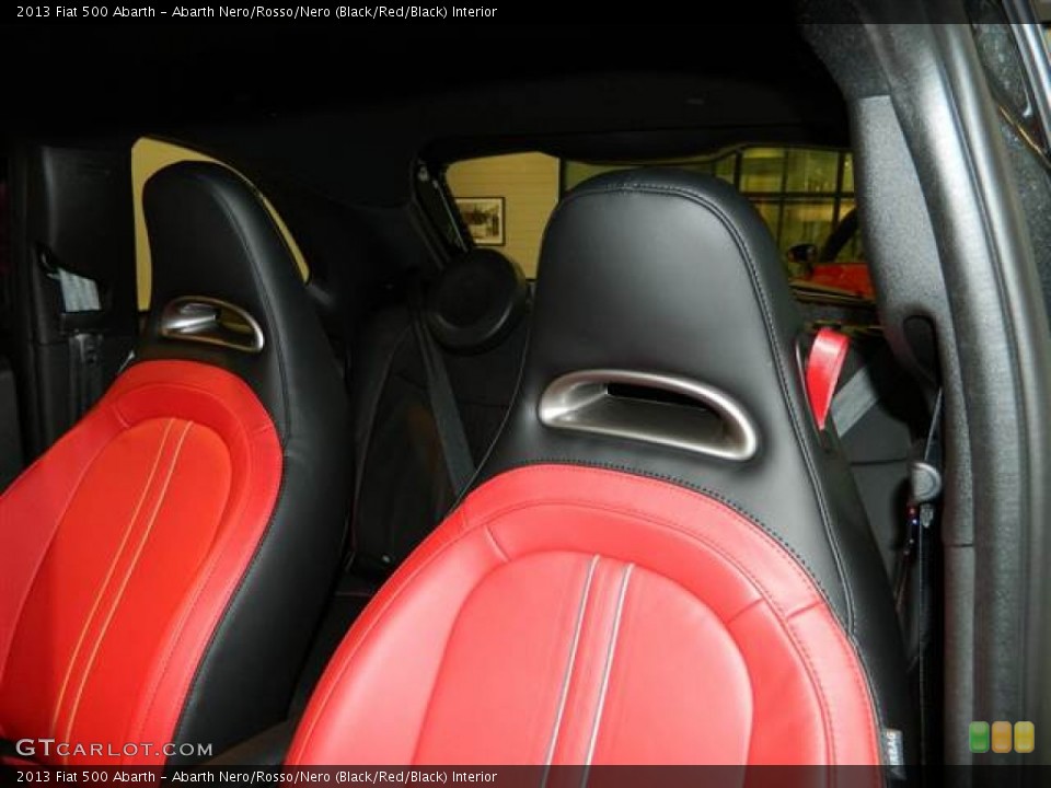 Abarth Nero/Rosso/Nero (Black/Red/Black) Interior Photo for the 2013 Fiat 500 Abarth #73180914