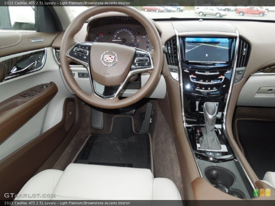 Light Platinum/Brownstone Accents Interior Dashboard for the 2013 Cadillac ATS 2.5L Luxury #73181262