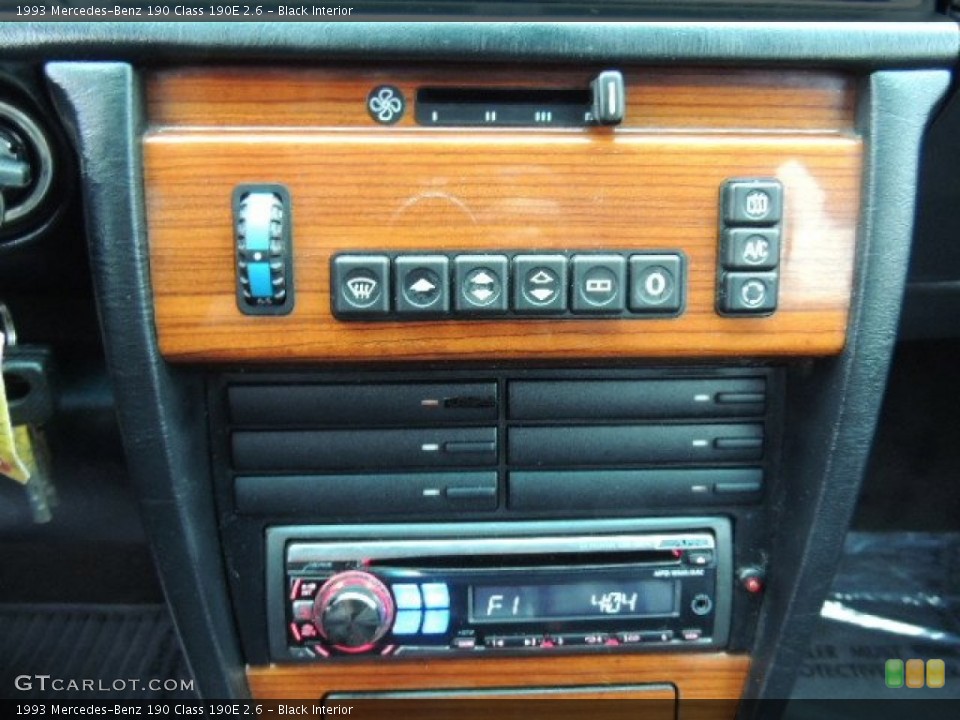 Black Interior Controls for the 1993 Mercedes-Benz 190 Class 190E 2.6 #73181416