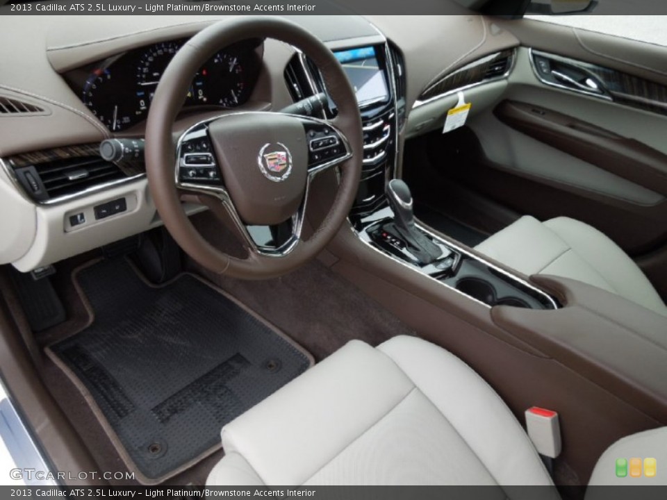 Light Platinum/Brownstone Accents Interior Prime Interior for the 2013 Cadillac ATS 2.5L Luxury #73181470