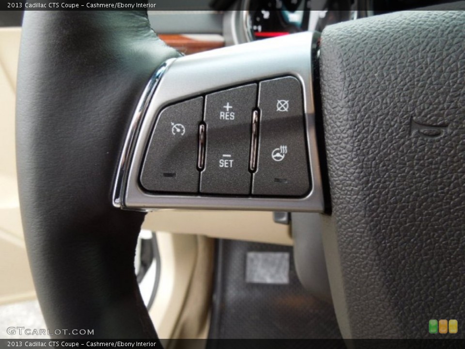 Cashmere/Ebony Interior Controls for the 2013 Cadillac CTS Coupe #73181892