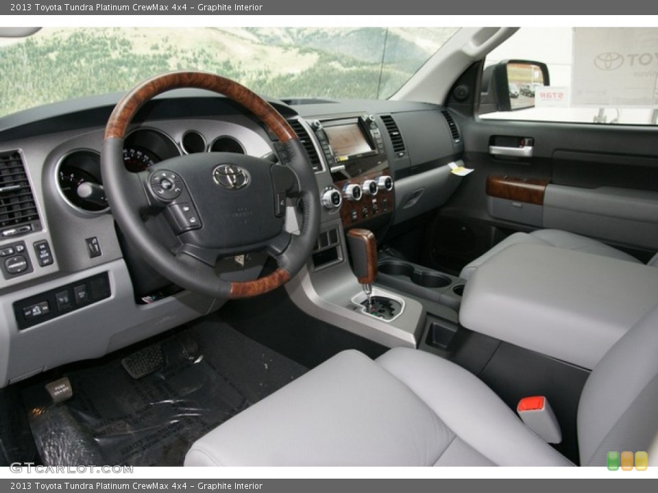 Graphite Interior Prime Interior for the 2013 Toyota Tundra Platinum CrewMax 4x4 #73182312
