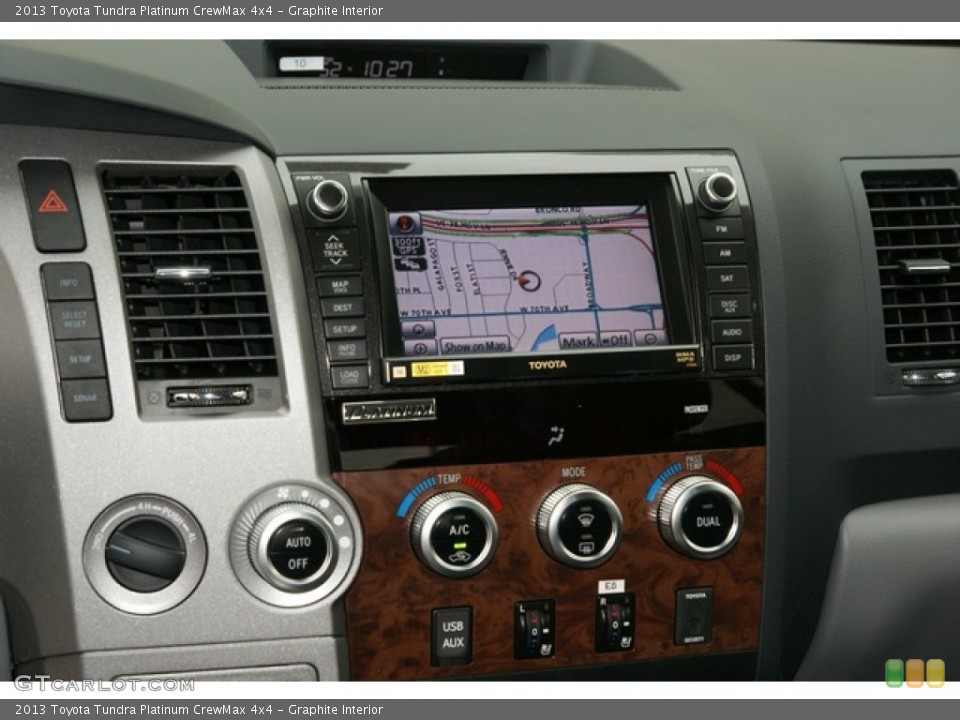 Graphite Interior Navigation for the 2013 Toyota Tundra Platinum CrewMax 4x4 #73182342