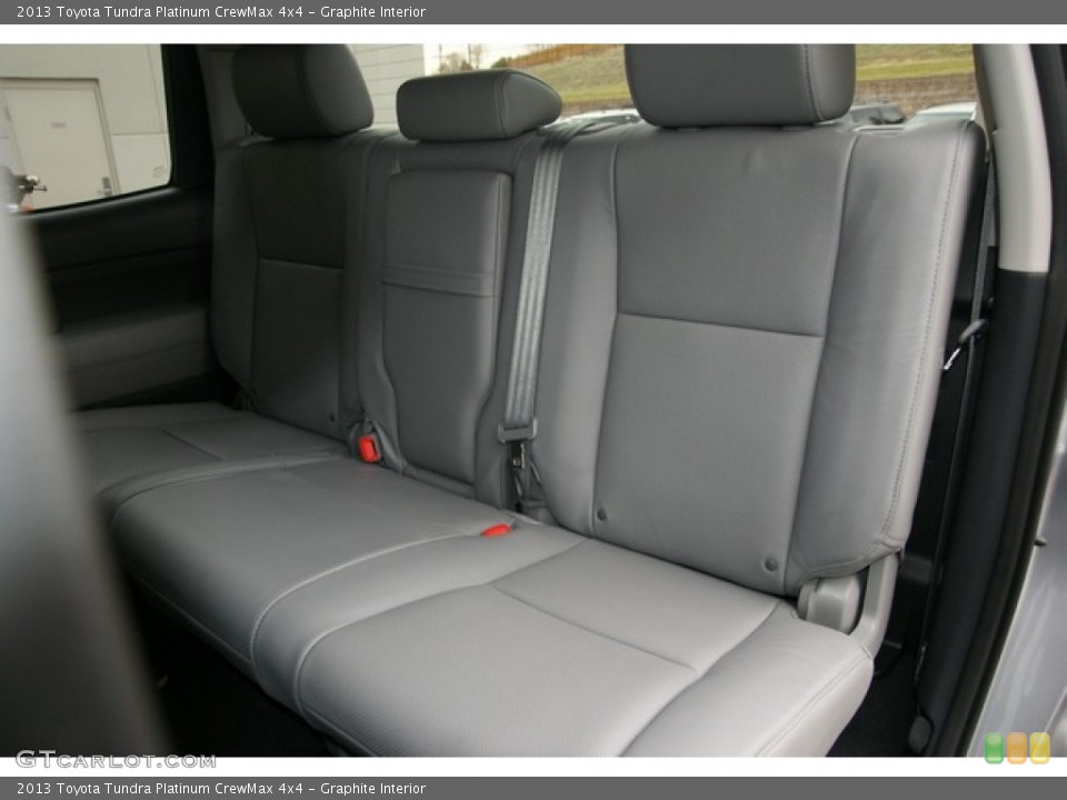 Graphite Interior Rear Seat for the 2013 Toyota Tundra Platinum CrewMax 4x4 #73182366