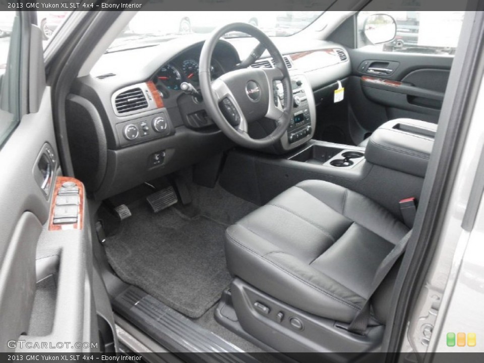 Ebony Interior Prime Interior for the 2013 GMC Yukon XL SLT 4x4 #73185793