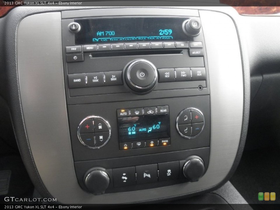 Ebony Interior Controls for the 2013 GMC Yukon XL SLT 4x4 #73185816