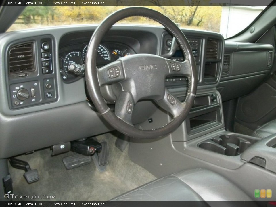 Pewter Interior Dashboard for the 2005 GMC Sierra 1500 SLT Crew Cab 4x4 #73186653