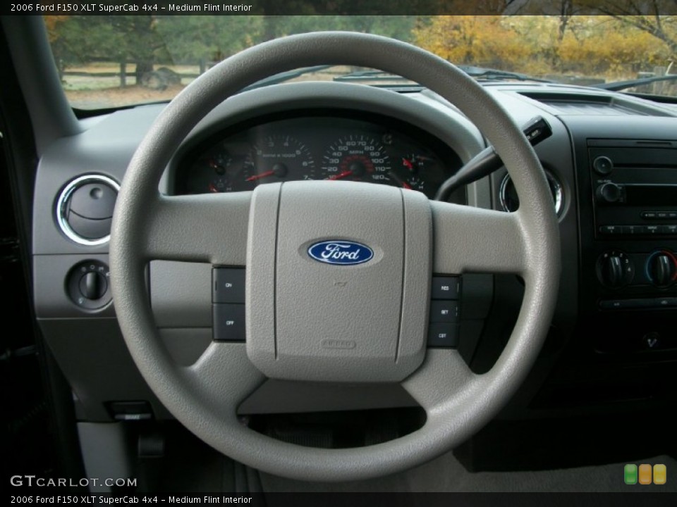 Medium Flint Interior Steering Wheel for the 2006 Ford F150 XLT SuperCab 4x4 #73187861