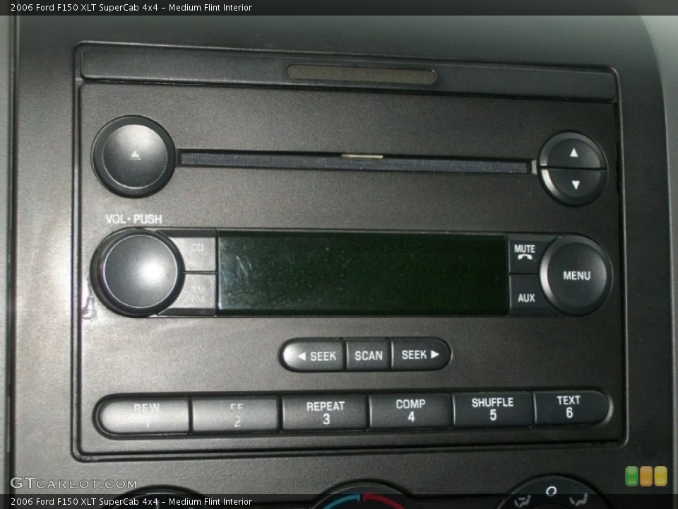 Medium Flint Interior Audio System for the 2006 Ford F150 XLT SuperCab 4x4 #73187916