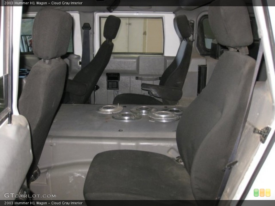 Cloud Gray Interior Photo for the 2003 Hummer H1 Wagon #73189506