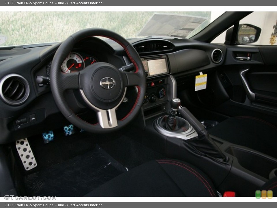 Black/Red Accents Interior Photo for the 2013 Scion FR-S Sport Coupe #73190208