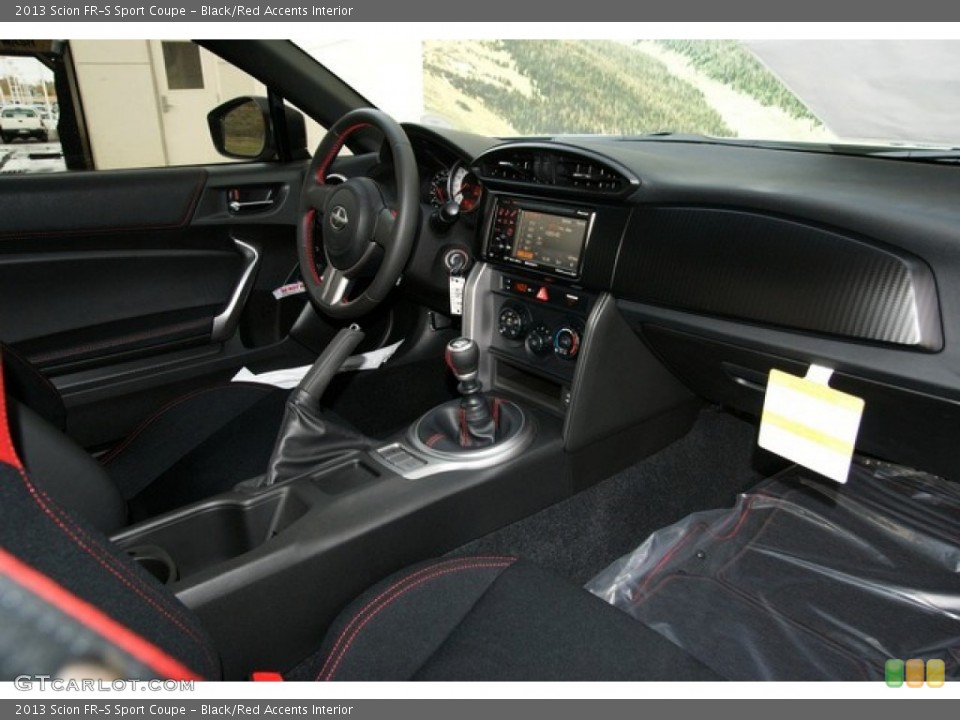Black/Red Accents Interior Photo for the 2013 Scion FR-S Sport Coupe #73190229