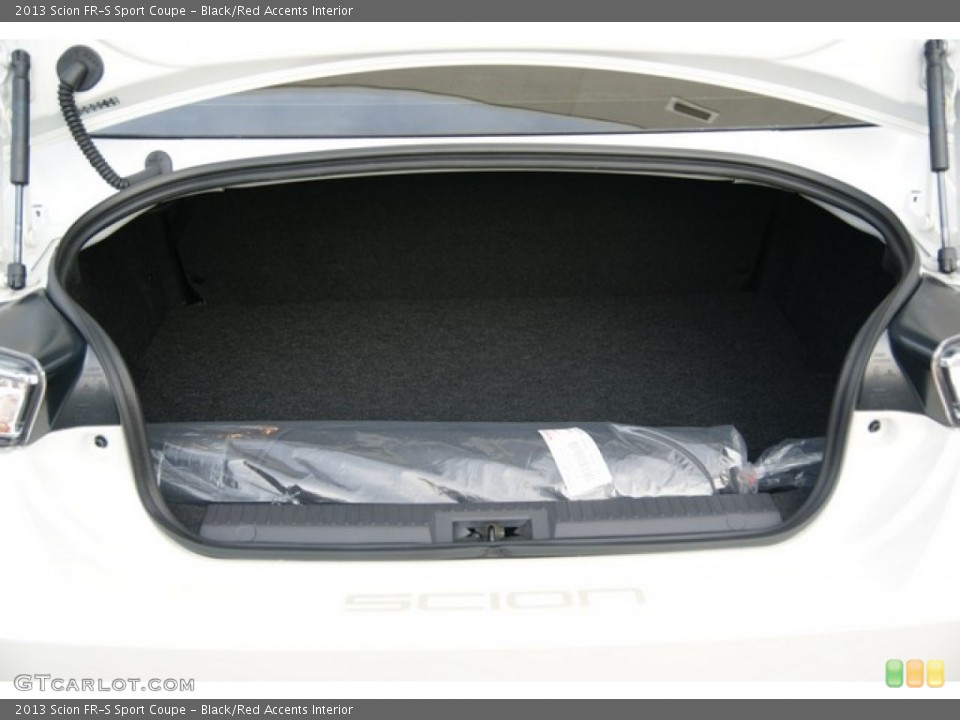Black/Red Accents Interior Trunk for the 2013 Scion FR-S Sport Coupe #73190345