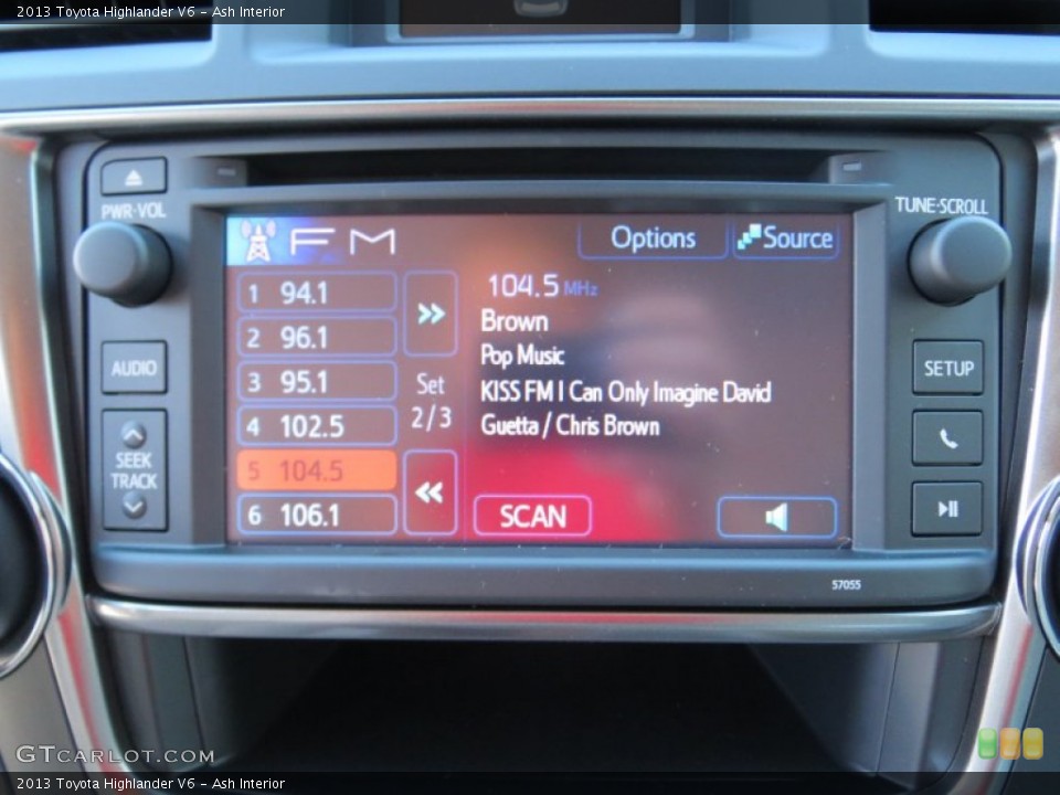 Ash Interior Audio System for the 2013 Toyota Highlander V6 #73191627
