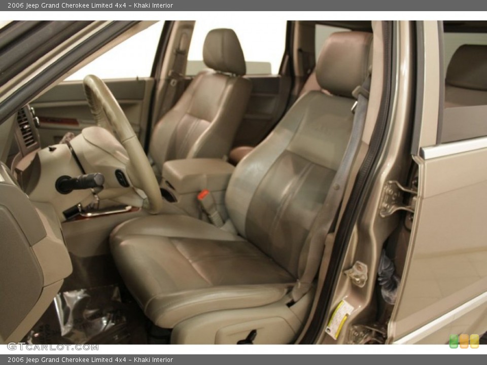 Khaki Interior Photo for the 2006 Jeep Grand Cherokee Limited 4x4 #73192170