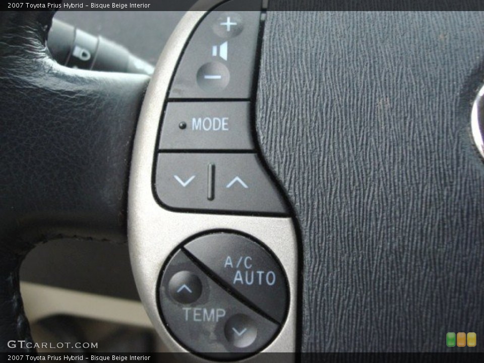 Bisque Beige Interior Controls for the 2007 Toyota Prius Hybrid #73192933