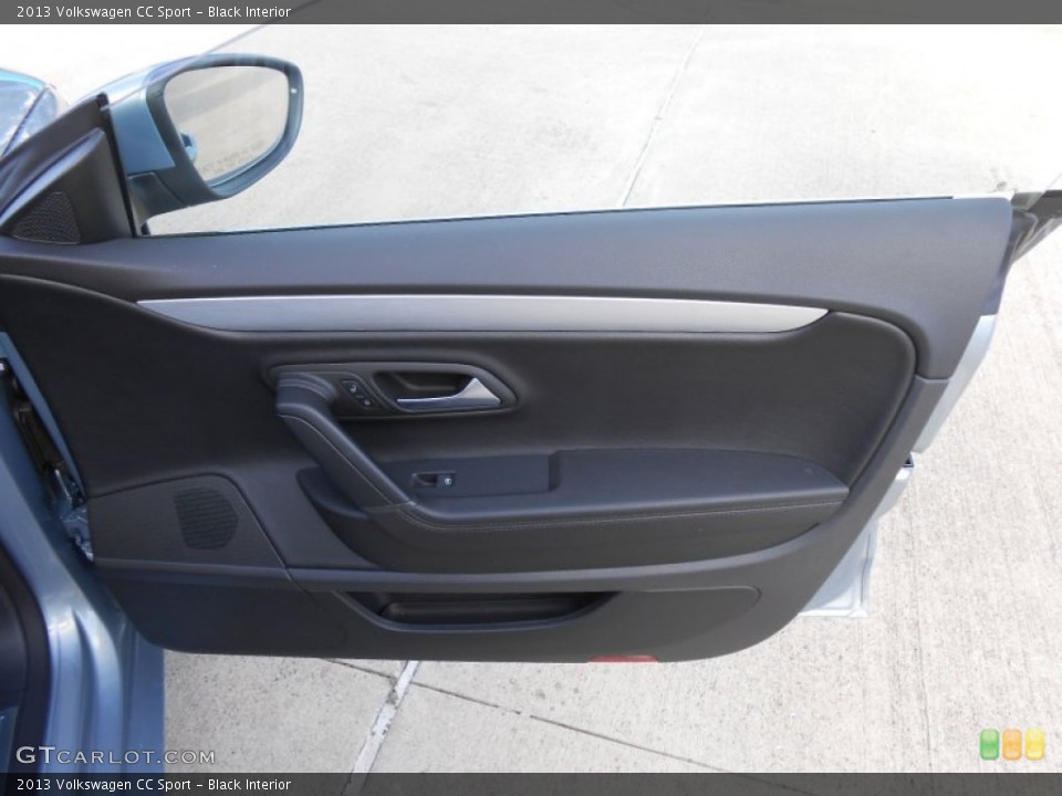 Black Interior Door Panel for the 2013 Volkswagen CC Sport #73195515