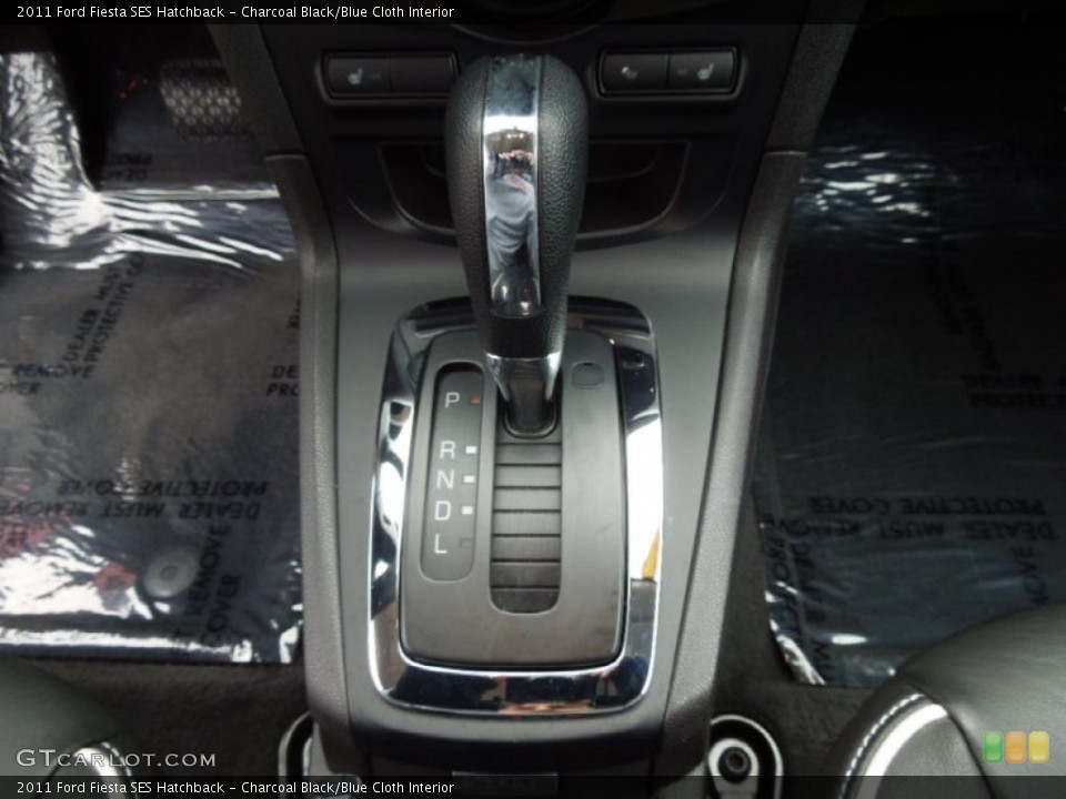 Charcoal Black/Blue Cloth Interior Transmission for the 2011 Ford Fiesta SES Hatchback #73196150