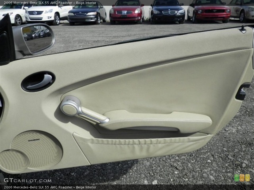 Beige Interior Door Panel for the 2006 Mercedes-Benz SLK 55 AMG Roadster #73201451