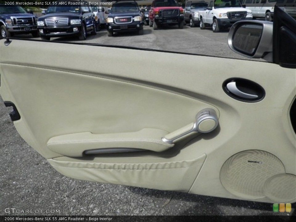 Beige Interior Door Panel for the 2006 Mercedes-Benz SLK 55 AMG Roadster #73201479