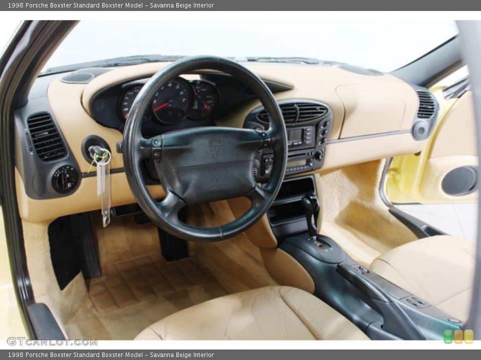 Savanna Beige Interior Prime Interior for the 1998 Porsche Boxster  #73202595