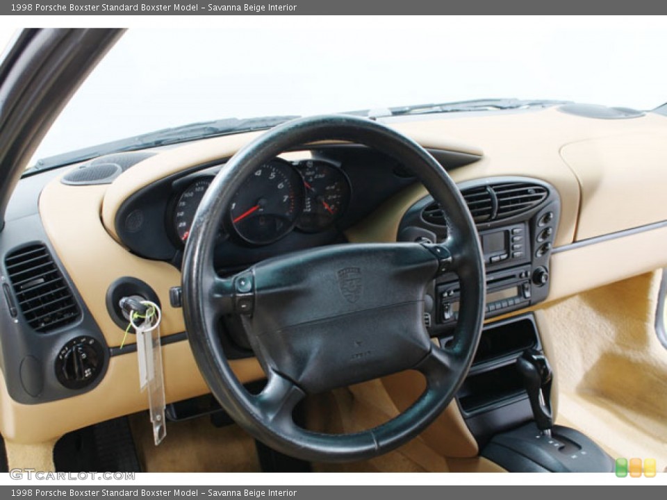 Savanna Beige Interior Steering Wheel for the 1998 Porsche Boxster  #73202615