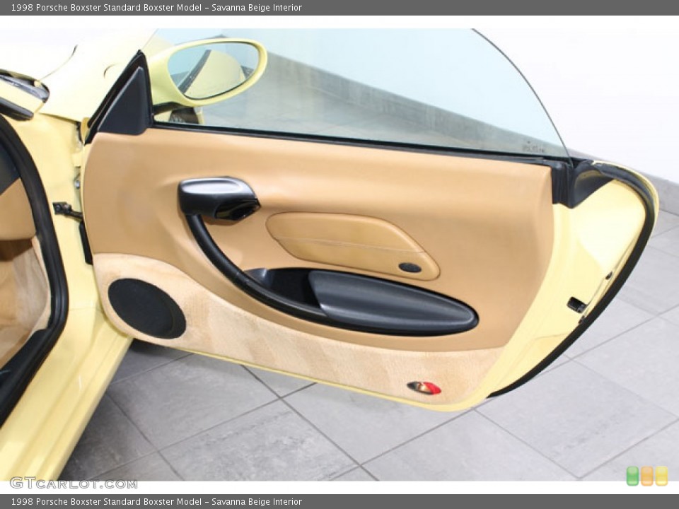 Savanna Beige Interior Door Panel for the 1998 Porsche Boxster  #73202718