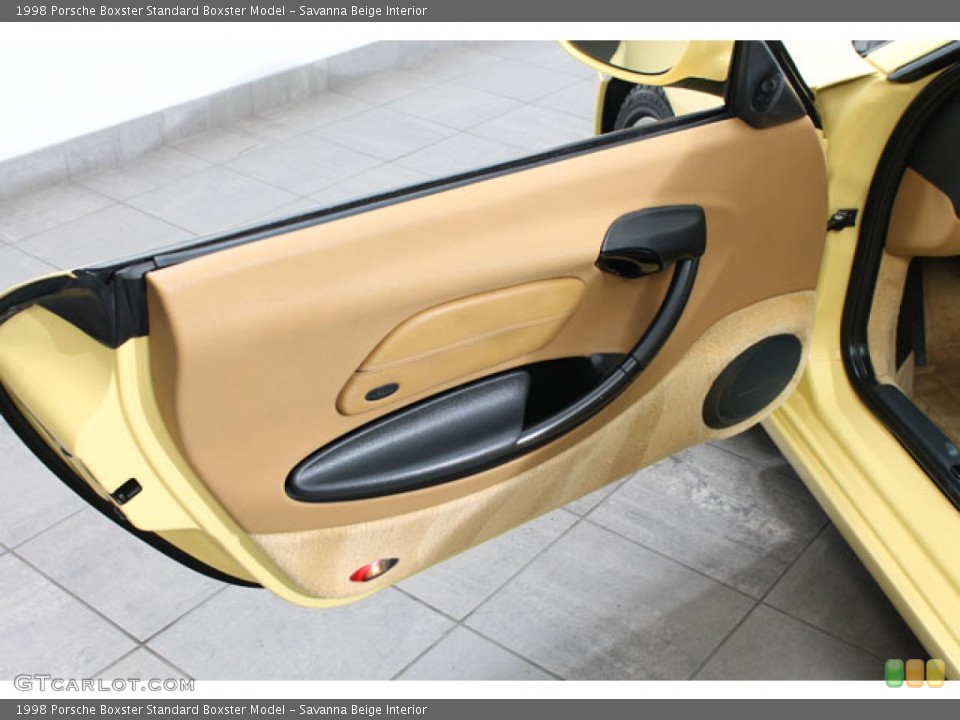 Savanna Beige Interior Door Panel for the 1998 Porsche Boxster  #73202742