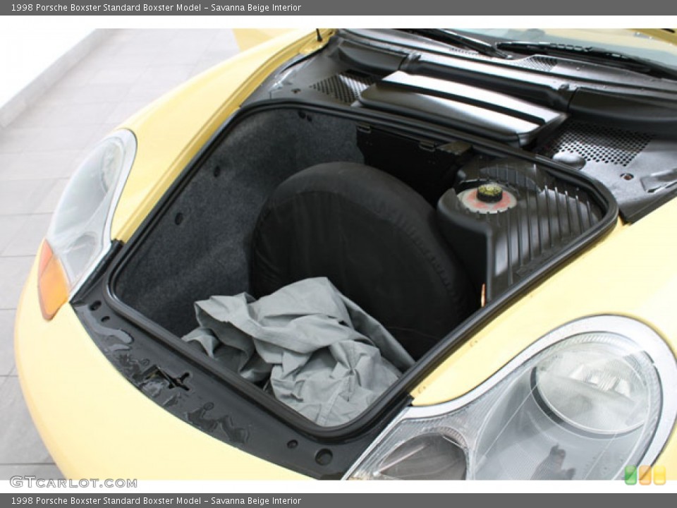Savanna Beige Interior Trunk for the 1998 Porsche Boxster  #73202842