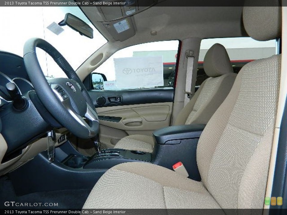 Sand Beige Interior Photo for the 2013 Toyota Tacoma TSS Prerunner Double Cab #73203657