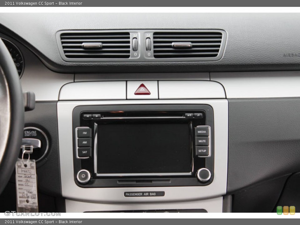 Black Interior Navigation for the 2011 Volkswagen CC Sport #73205028