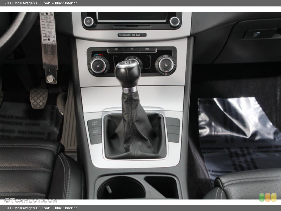 Black Interior Transmission for the 2011 Volkswagen CC Sport #73205049
