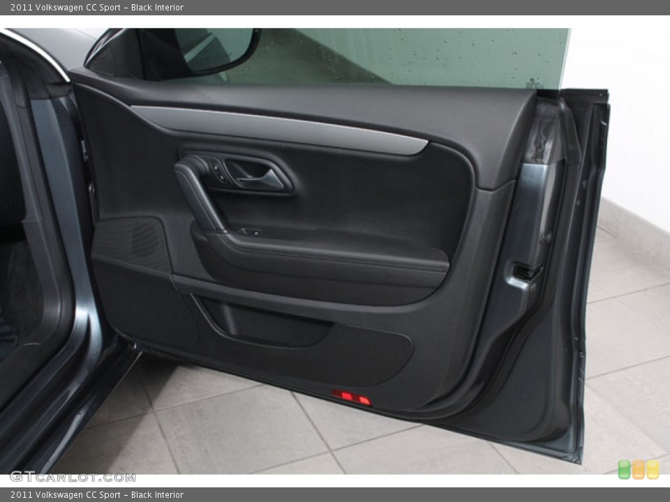 Black Interior Door Panel for the 2011 Volkswagen CC Sport #73205088