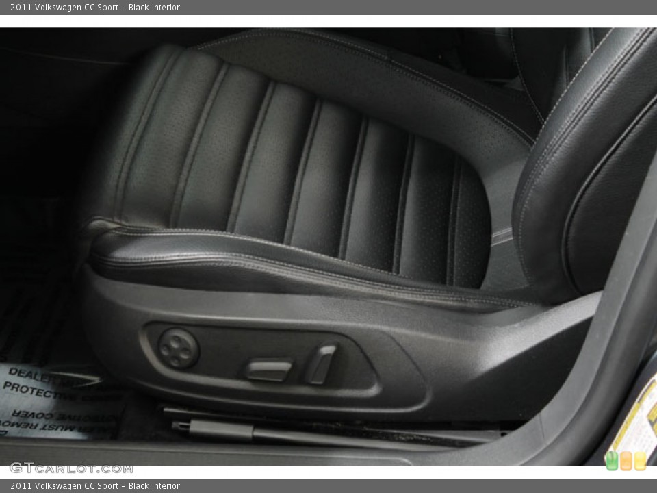 Black Interior Front Seat for the 2011 Volkswagen CC Sport #73205246