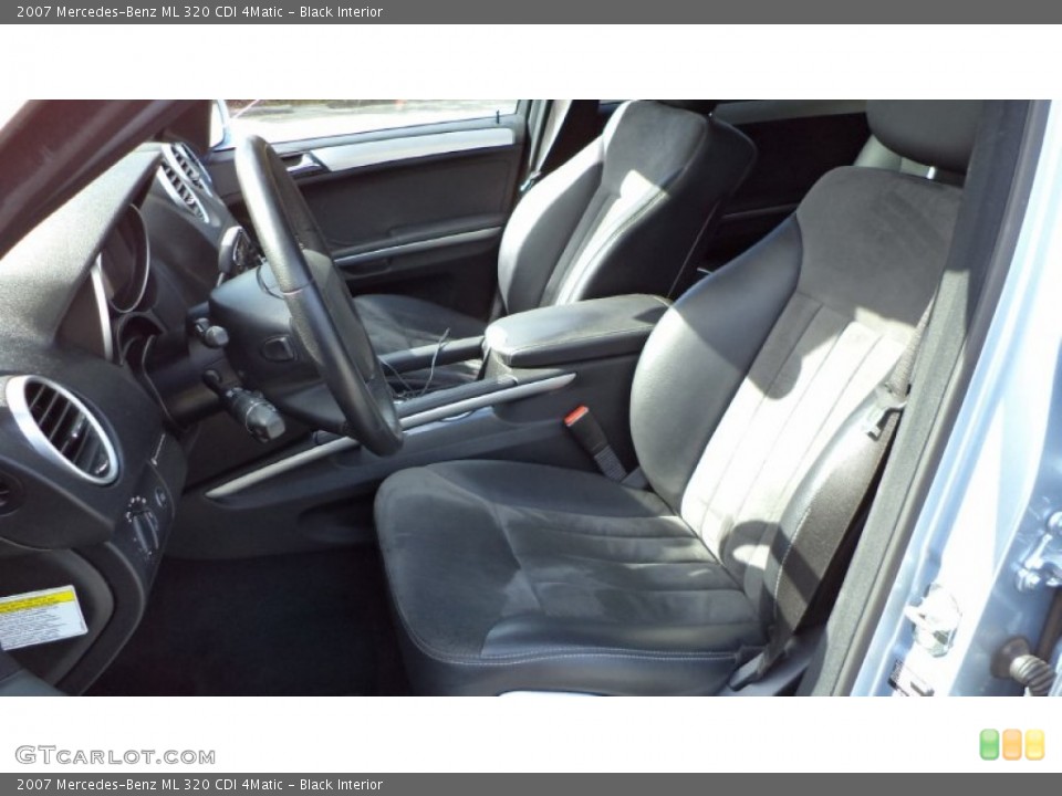 Black Interior Front Seat for the 2007 Mercedes-Benz ML 320 CDI 4Matic #73205478