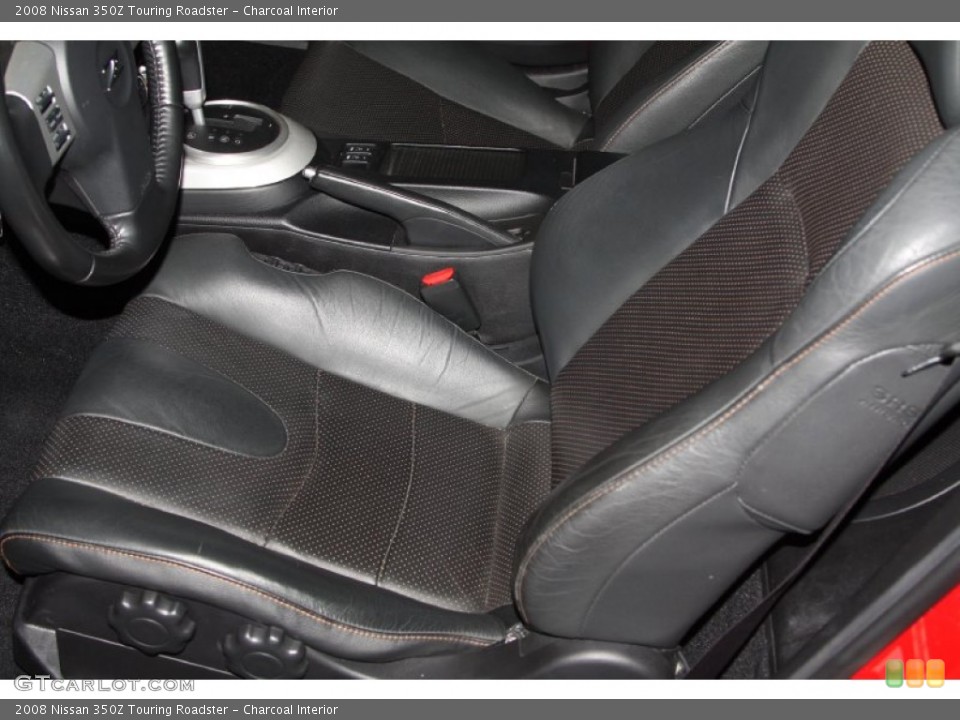 Charcoal Interior Front Seat for the 2008 Nissan 350Z Touring Roadster #73206099