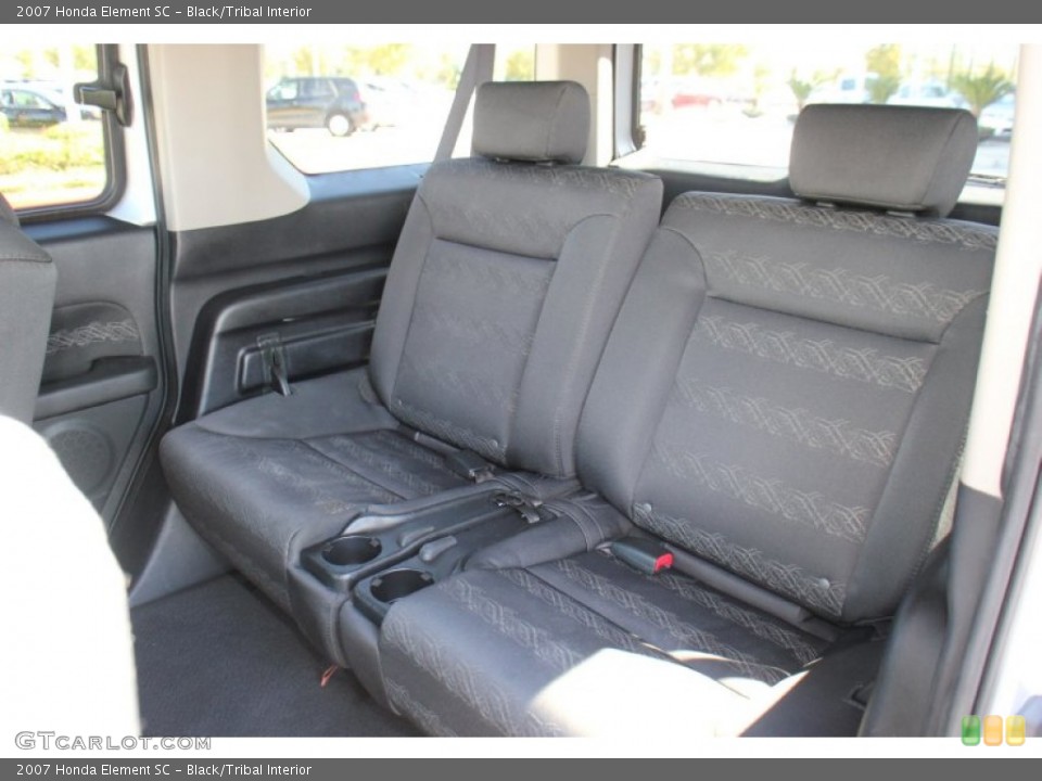 Black/Tribal Interior Rear Seat for the 2007 Honda Element SC #73206675