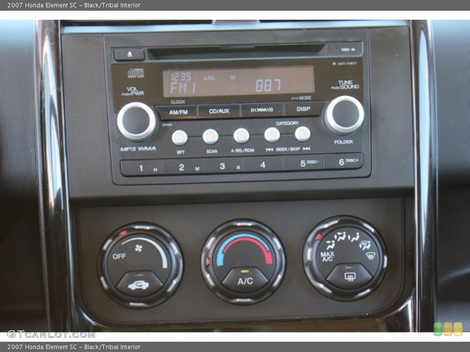 Black/Tribal Interior Controls for the 2007 Honda Element SC #73206804