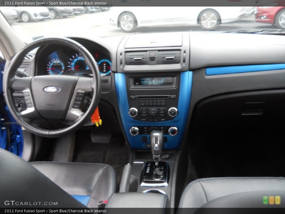 Sport Blue/Charcoal Black Interior Dashboard for the 2011 Ford Fusion Sport #73208910