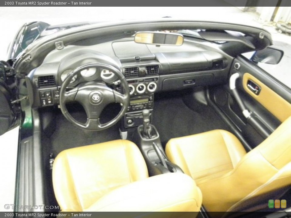 Tan Interior Photo for the 2003 Toyota MR2 Spyder Roadster #73209002