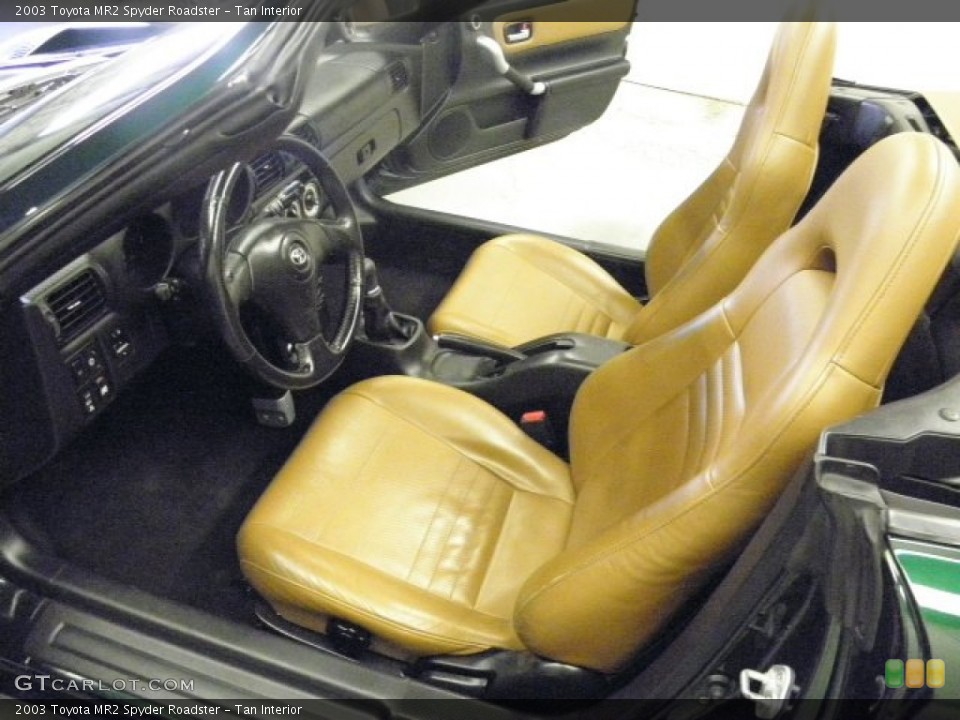 Tan 2003 Toyota MR2 Spyder Interiors