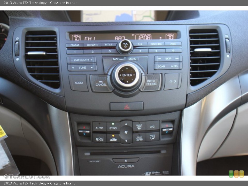 Graystone Interior Controls for the 2013 Acura TSX Technology #73209209