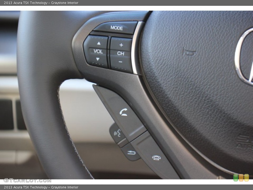 Graystone Interior Controls for the 2013 Acura TSX Technology #73209269