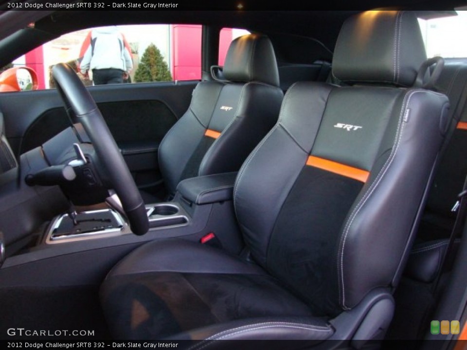 Dark Slate Gray Interior Front Seat for the 2012 Dodge Challenger SRT8 392 #73209430
