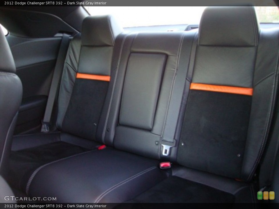 Dark Slate Gray Interior Rear Seat for the 2012 Dodge Challenger SRT8 392 #73209453