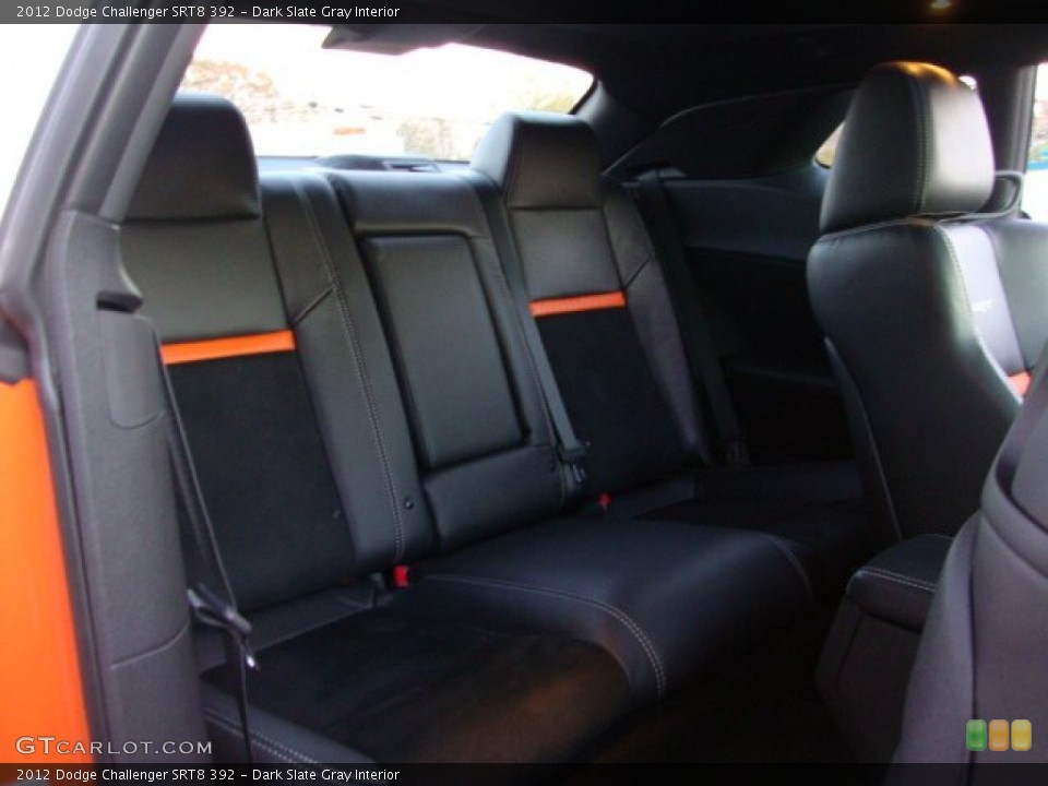 Dark Slate Gray Interior Rear Seat for the 2012 Dodge Challenger SRT8 392 #73209513