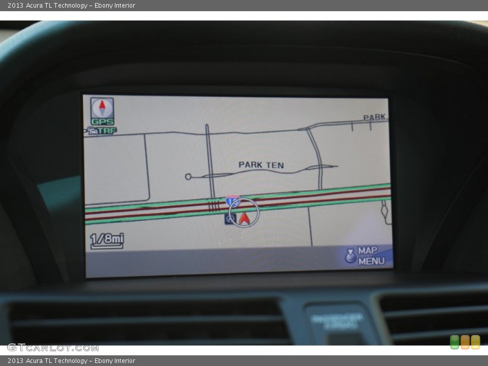 Ebony Interior Navigation for the 2013 Acura TL Technology #73209770